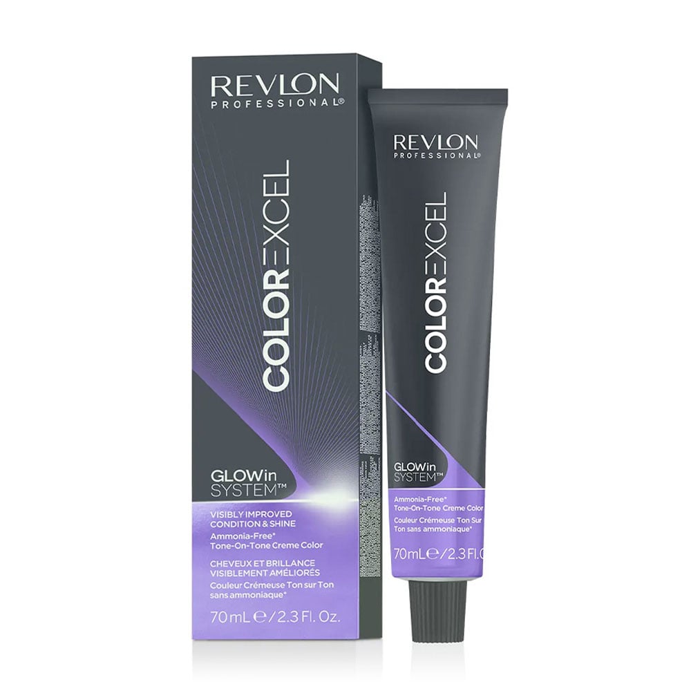 Напівперманентна фарба для волосся Revlon Professional Color Excel Glowin System Tone-On-Tone Ammonia-Free 6.21 Dark Iridescent Ash Blonde, 70 мл